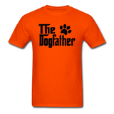 The Dogfather - Black - Unisex Classic T-Shirt - orange