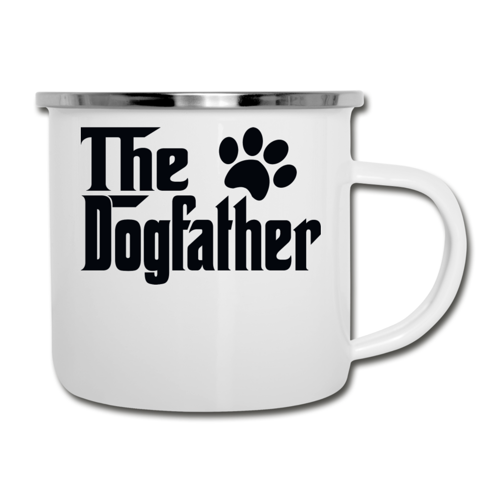 The Dogfather - Black - Camper Mug - white