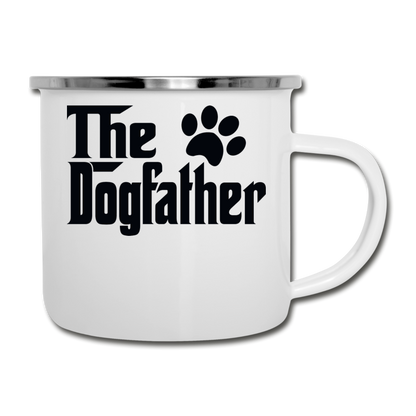 The Dogfather - Black - Camper Mug - white