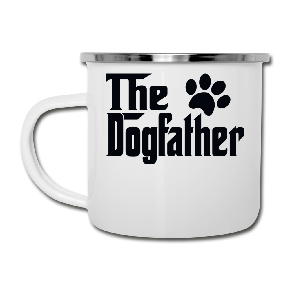 The Dogfather - Black - Camper Mug - white