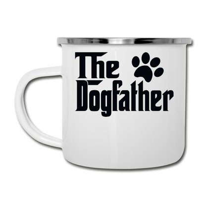 The Dogfather - Black - Camper Mug - white