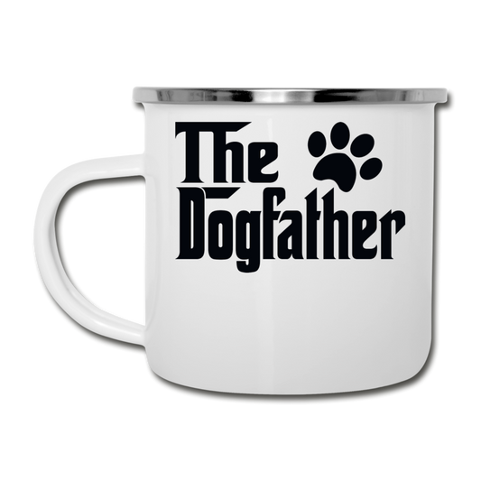 The Dogfather - Black - Camper Mug - white