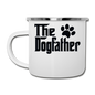 The Dogfather - Black - Camper Mug - white