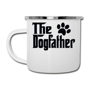 The Dogfather - Black - Camper Mug - white