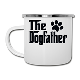 The Dogfather - Black - Camper Mug - white
