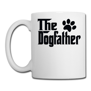 The Dogfather - Black - Coffee/Tea Mug - white