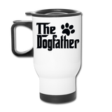 The Dogfather - Black - Travel Mug - white