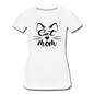 Cat Mom - Black - v2 - Women’s Premium T-Shirt - white