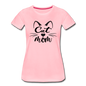 Cat Mom - Black - v2 - Women’s Premium T-Shirt - pink