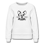 Cat Mom - Black - v2 - Women’s Premium Sweatshirt - white