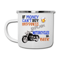 Motorcycles And Beer - Camper Mug - white