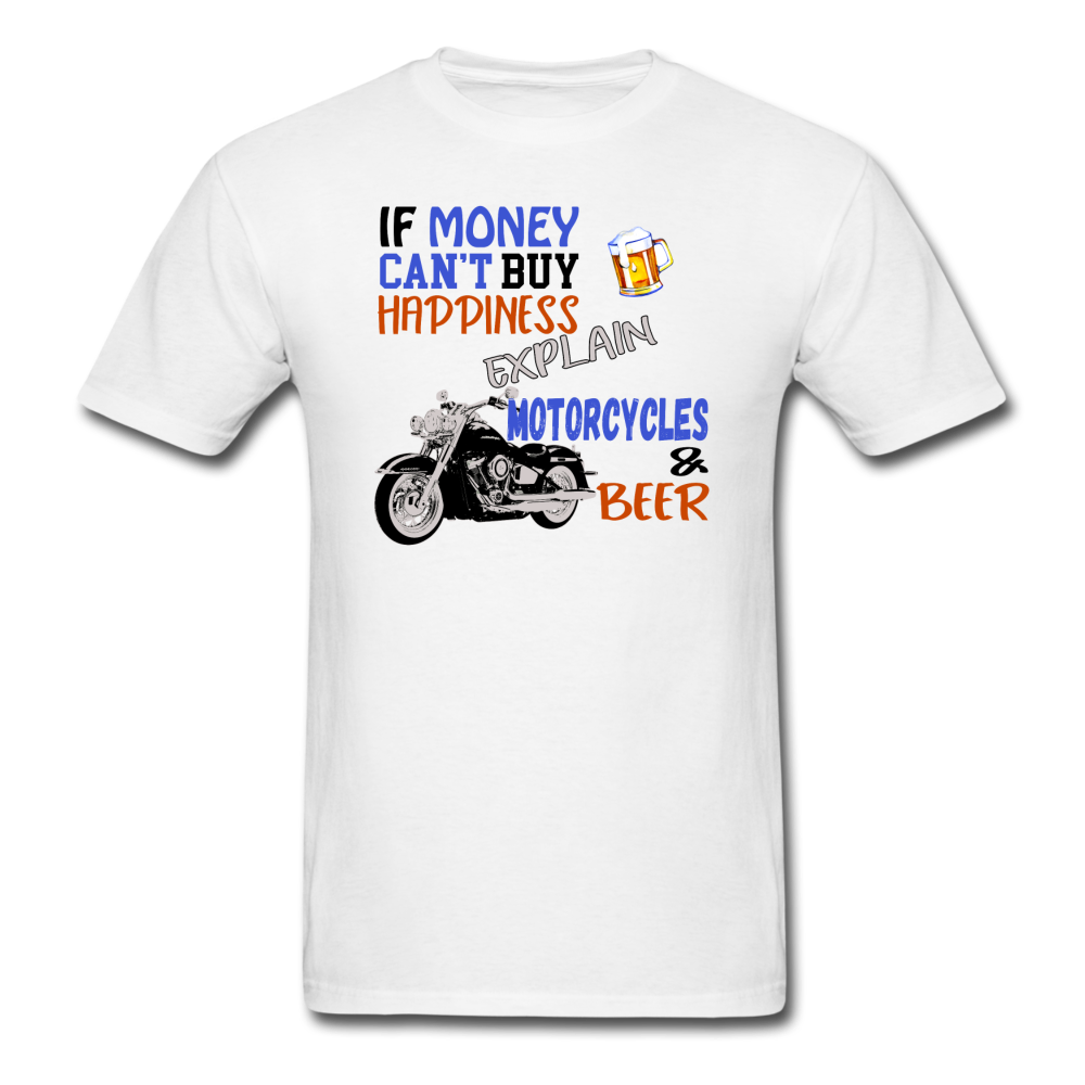 Motorcycles And Beer - Unisex Classic T-Shirt - white