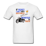 Motorcycles And Beer - Unisex Classic T-Shirt - white