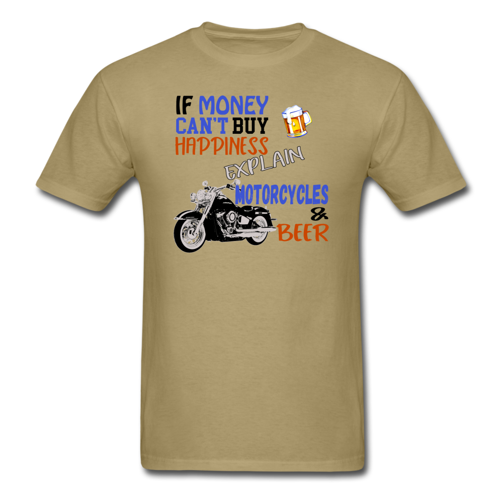 Motorcycles And Beer - Unisex Classic T-Shirt - khaki