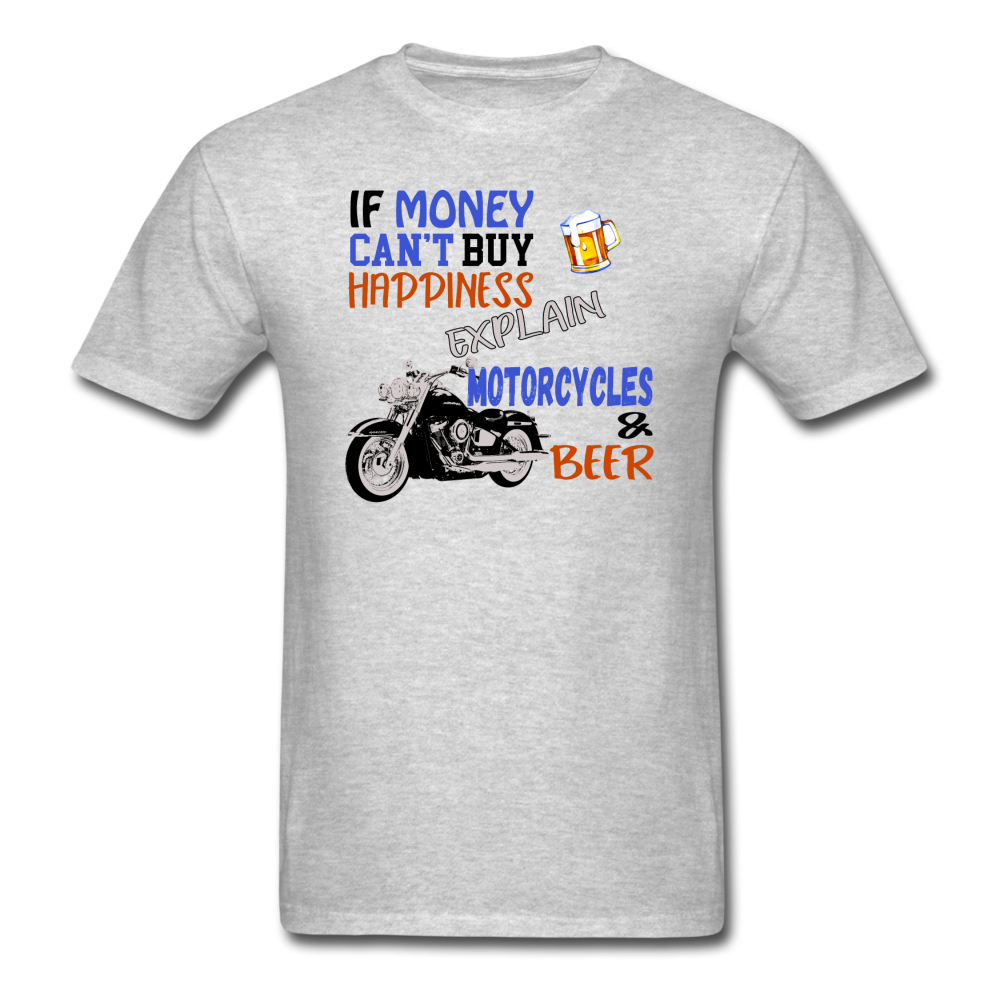 Motorcycles And Beer - Unisex Classic T-Shirt - heather gray