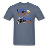 Motorcycles And Beer - Unisex Classic T-Shirt - denim