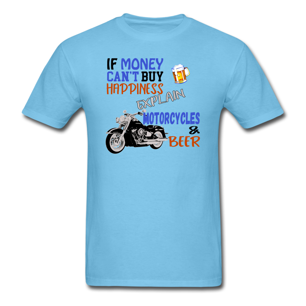 Motorcycles And Beer - Unisex Classic T-Shirt - aquatic blue