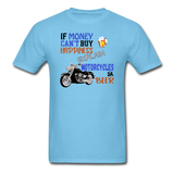Motorcycles And Beer - Unisex Classic T-Shirt - aquatic blue