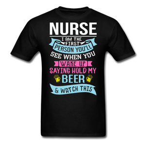 Nurse - Hold My Beer - Unisex Classic T-Shirt - black