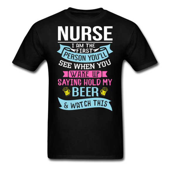 Nurse - Hold My Beer - Unisex Classic T-Shirt - black