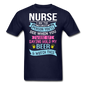 Nurse - Hold My Beer - Unisex Classic T-Shirt - navy