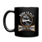 Born To Fly - Forced To Work - Full Color Mug - black