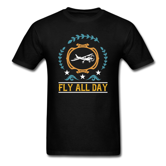 Fly All Day - v1 - Unisex Classic T-Shirt - black