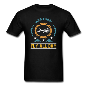 Fly All Day - v1 - Unisex Classic T-Shirt - black