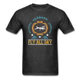 Fly All Day - v1 - Unisex Classic T-Shirt - heather black