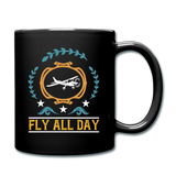 Fly All Day - v1 - Full Color Mug - black