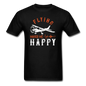 Flying Makes Me Happy - Unisex Classic T-Shirt - black