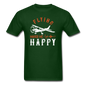 Flying Makes Me Happy - Unisex Classic T-Shirt - forest green