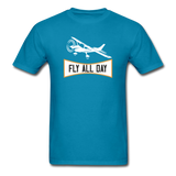 Fly All Day - v2 - Unisex Classic T-Shirt - turquoise