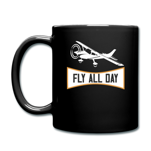 Fly All Day - v2 - Full Color Mug - black