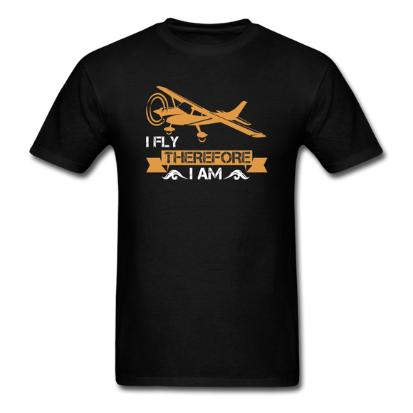 I Fly THerefore I Am - Unisex Classic T-Shirt - black