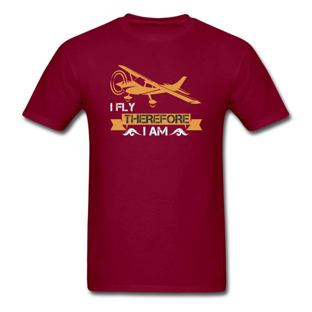 I Fly THerefore I Am - Unisex Classic T-Shirt - burgundy