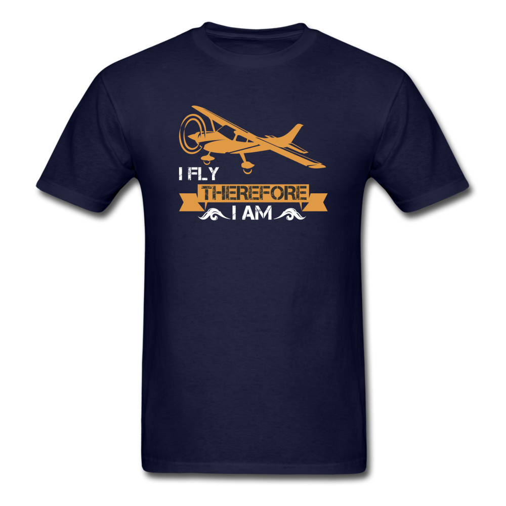 I Fly THerefore I Am - Unisex Classic T-Shirt - navy