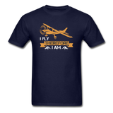 I Fly THerefore I Am - Unisex Classic T-Shirt - navy