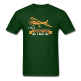I Fly THerefore I Am - Unisex Classic T-Shirt - forest green