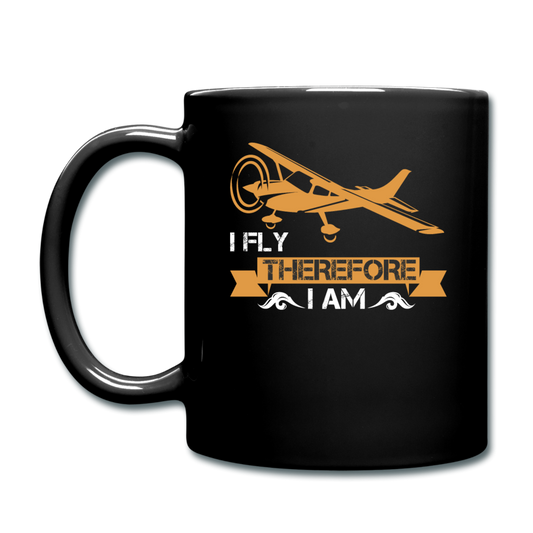 I Fly Therefore I Am - Full Color Mug - black