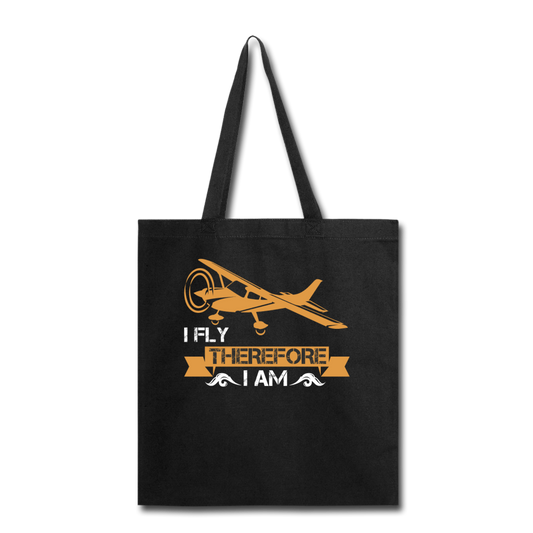 I Fly Therefore I Am - Tote Bag - black