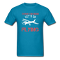 Come On Dude - Flying - Unisex Classic T-Shirt - turquoise