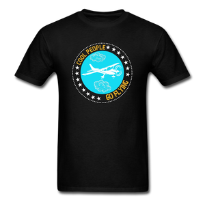 Cool People Go Flying - Unisex Classic T-Shirt - black