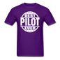 Best Pilot Ever - White - Unisex Classic T-Shirt - purple