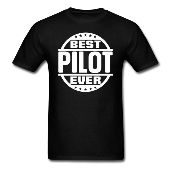 Best Pilot Ever - White - Unisex Classic T-Shirt - black