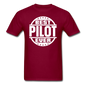 Best Pilot Ever - White - Unisex Classic T-Shirt - burgundy