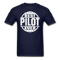 Best Pilot Ever - White - Unisex Classic T-Shirt - navy