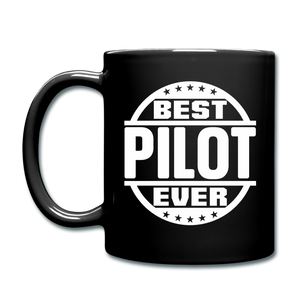 Best Pilot Ever - White - Full Color Mug - black