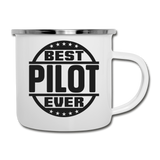 Best Pilot Ever - Black - Camper Mug - white