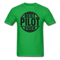 Best Pilot Ever - Black - Unisex Classic T-Shirt - bright green